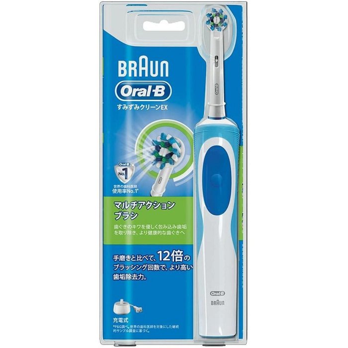 BRAUN 電動牙刷 D12013AE Oral B電動牙刷角落清潔EX 1模式型別D12013AE