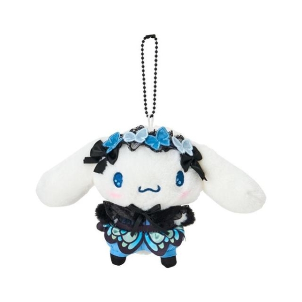 小禮堂 Sanrio 三麗鷗 大耳狗 絨毛玩偶吊飾 (暗夜蝴蝶)