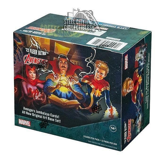 【藏卡閣】2022 Upper Deck 漫威 Fleer Ultra Marvel Avengers Hobby Box全新未拆盒