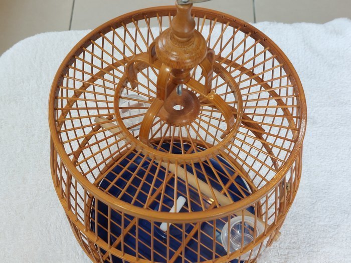 鳥籠~~竹製~~鼓型.酒桶型~~總高約45cm | Yahoo拍賣