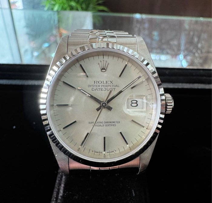 [正泰精品當舖]二手名錶買賣 ROLEX勞力士 16234 經典銀白色面 品相極優 另有 16013  16014 1601 16610 黑水鬼 藍水鬼 探險家