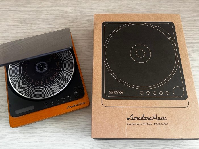 Amadana Music / 大人氣CCCDP 日系木質CD播放器隨身聽AM-PCD-201 (現貨