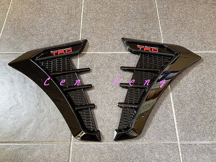 涔峰ＣＦ☆(素黑)TOYOTA ALTIS 12代 AURIS COROLLA SPORT 葉子板飾板 葉子板 飾條