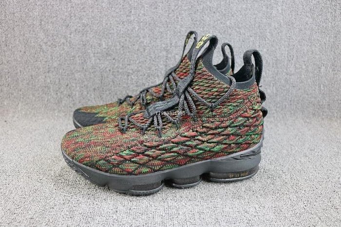 【小野潮鞋館】Nike LeBron 15“BHM” LBJ15 黑人月 高幫 經典 高幫 籃球鞋 AA3857-900
