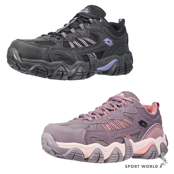 Lotto 登山鞋 女鞋 防水 REX2 黑/藕粉【運動世界】LT6AWO5870/LT6AWO5873