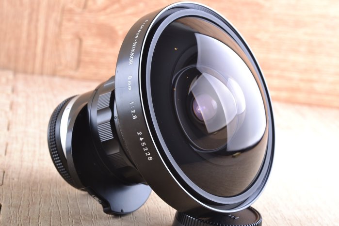 美品】Nikon fisheye 魚眼レンズ 8mm F2.8 Ai-s 美品】Nikon fisheye