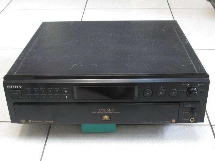 SONY SCD-C555ES五片式CD/SACD播放機(承片匣出不來)