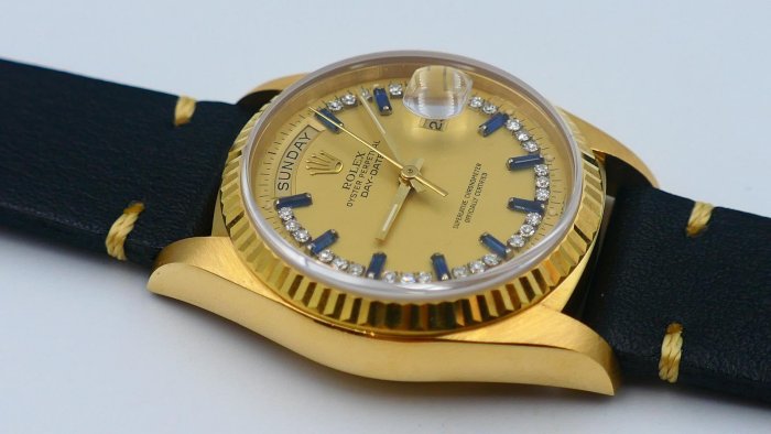 【美好時光】個人收藏釋出!ROLEX勞力士藍寶冰糖18038超美品! ( 1803 18238 118238參考)