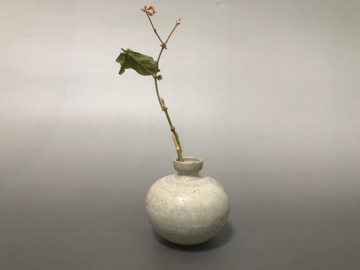 【二手】日本迷你花器 花瓶 京都天龍寺天龍燒 豆花器 超小花瓶 好幾十年的老花