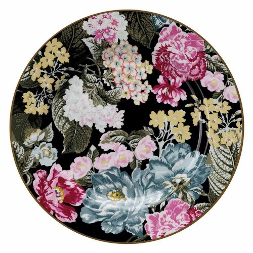 丹麥GreenGate Adele black 餐盤20.5cm