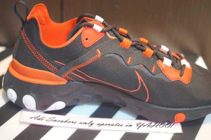 NIKE REACT ELEMENT 55 SCRIPT SWOOSH K9285001 Foot Locker 附驗鞋