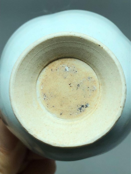 影青白磁 花型 茶碗 茶托 宋元時代 幅約15.6cm 影青白磁 花型 茶碗