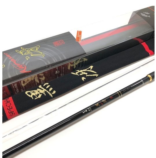 美品がま磯黒冴0.6-53 中古GAMAKATSU 磯竿チヌ竿| Yahoo拍賣
