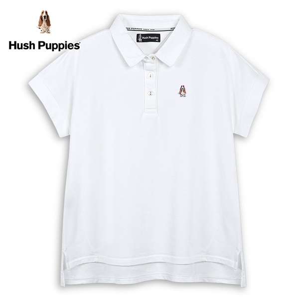 hush puppies 上衣 女裝休閒polo領寬版連袖上衣