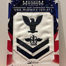 2025 UD Goodwin Champions Museum 1/1 USS 中途島號航空母艦 特大張遺物卡 MCM-1 SSP 值得收藏