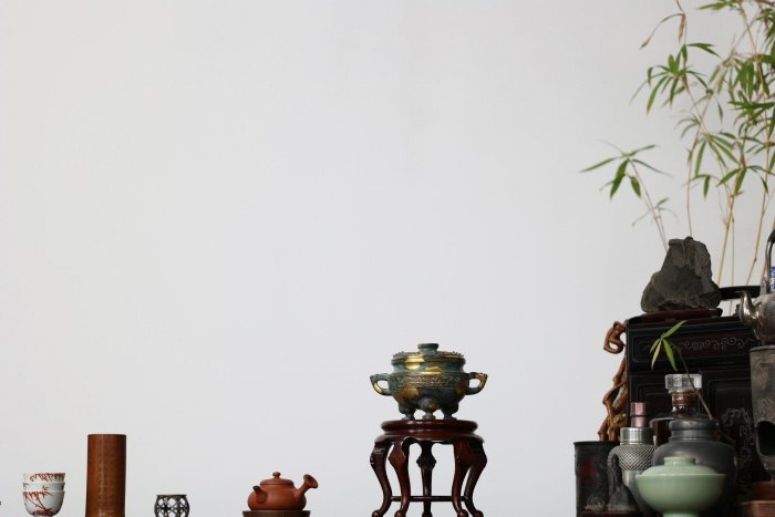 四世秦藏六造敦式香爐青銅涂金蠟鑄工藝雙龍耳饕餮紋博古清供奢華陳列雅