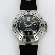 【一元起標】BVLGARI寶格麗(42mm)DIAGONO系列SD42S-超深潛自動上鍊機械計時腕錶