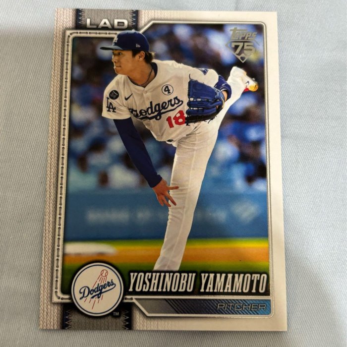 2026 Topps Series 1 Yoshinobu Yamamoto 山本由伸道奇日本🇯🇵強投