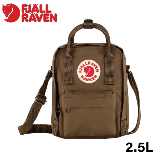 【Fjallraven 小狐狸 瑞典Kanken Sling隨身袋《橡木黑》】F23797/側背包/斜背包/旅行包