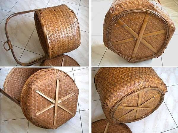 籃胎漆器 竹 重箱 二段　未使用美品 籃胎漆器 竹 重箱 二段 未使用美品