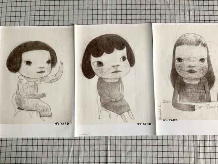 奈良美智Yoshitomo Nara - N's YARD 限定海報非村上隆草間彌生