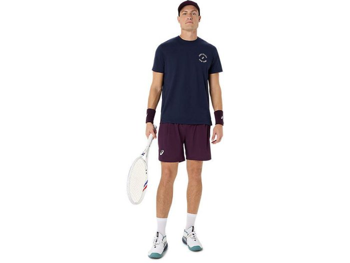 【曼森體育】ASICS 亞瑟士 短袖上衣 男款 海外版 網球上衣 兩色 2041A351