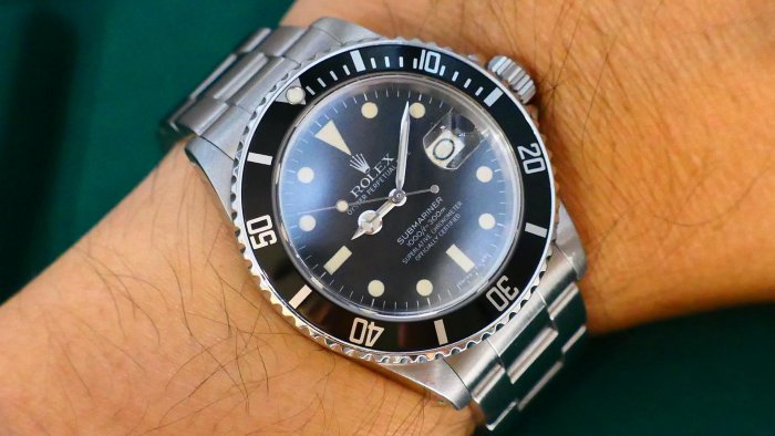 【美好時光】膏藥面黑水鬼1982年份ROLEX勞力士16800超美品 ( 1680 5513 16800 1665 參考）