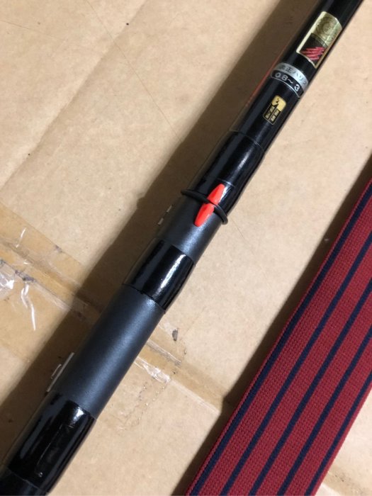 日本製GAMAKATSU がま磯グレ1-53 十八尺初代磯釣竿海釣竿黑毛專用竿