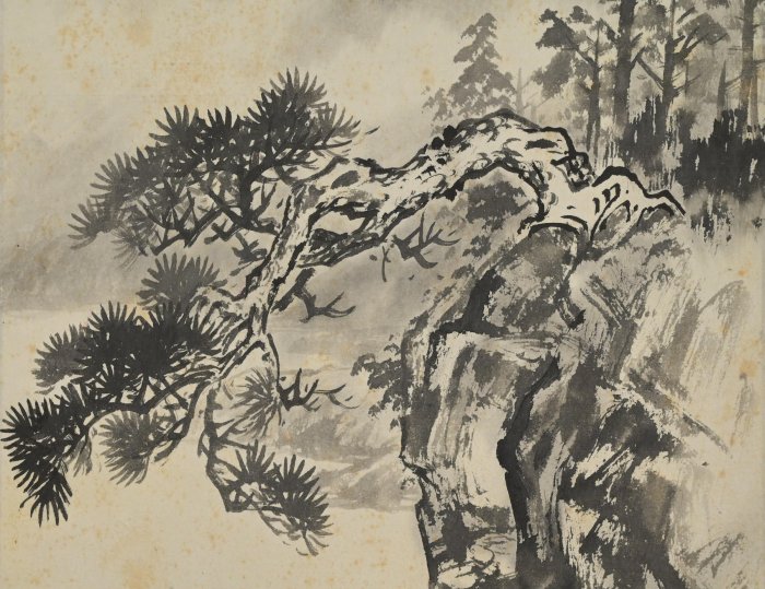 玖隆蕭松和挖寶網K》尹宏地溪山清遠山水書法水墨畫掛軸(05730) | Yahoo拍賣
