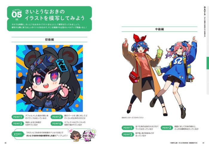 現貨]齋藤直葵7日描繪技能提昇7日間で上達！ さいとうなおき式お絵描き