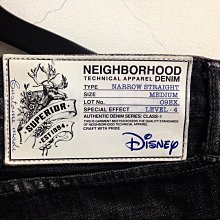 NEIGHBORHOOD 09 NARROW DISNEY BIG BAD 電繡貼布刀割黑牛王| Yahoo拍賣