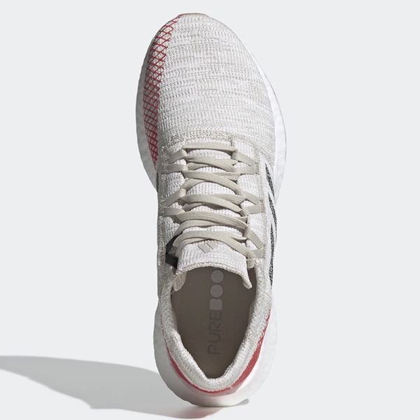 Adidas PUREBOOST GO 男鞋慢跑休閒透氣輕量米白【運動世界】 B37805