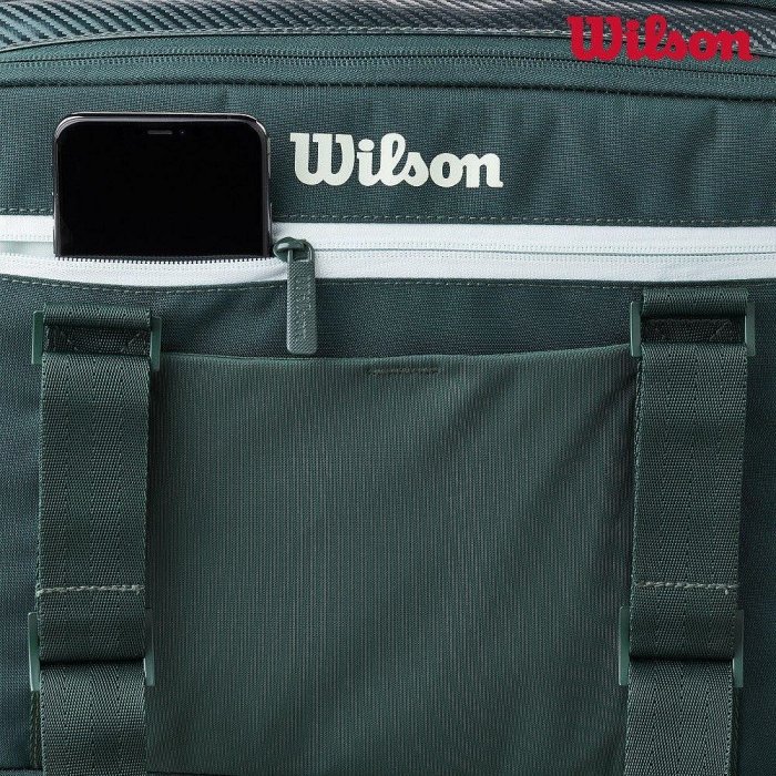 【曼森體育】Wilson BLADE V10 SMALL DUFFEL 綠色 圓筒包 可裝2支球拍 2026新款
