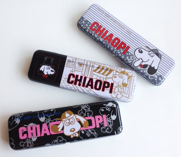 《**台灣精品** 》CHIAOPI大耳狗  雙層鐵製鉛筆盒 (小款)~~