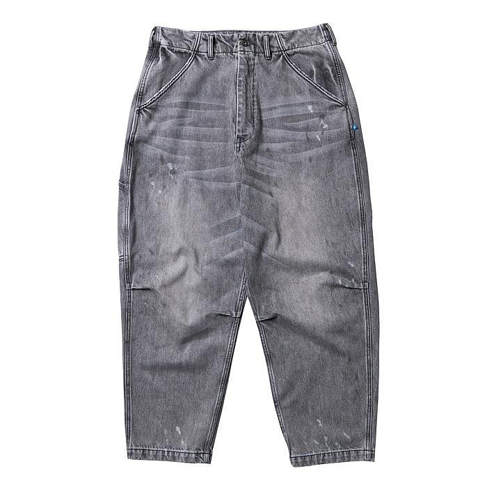 2023AW LIBERAIDERS DENIM PAINTER SARROUEL PANTS 錐形潑漆牛仔褲現貨
