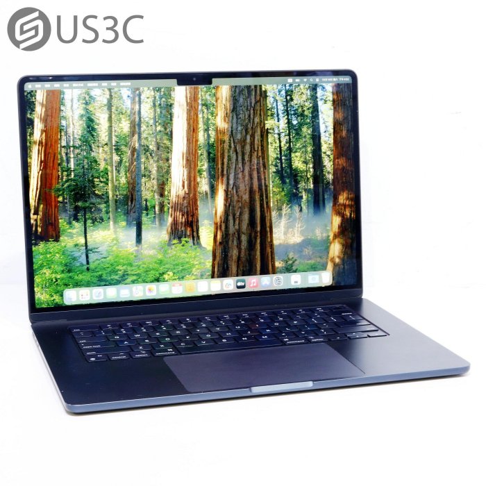 【US3C-青海店】2023年 Apple MacBook Air Retina 15吋 M2 8C10G 16G 256G SSD 午夜 二手筆電