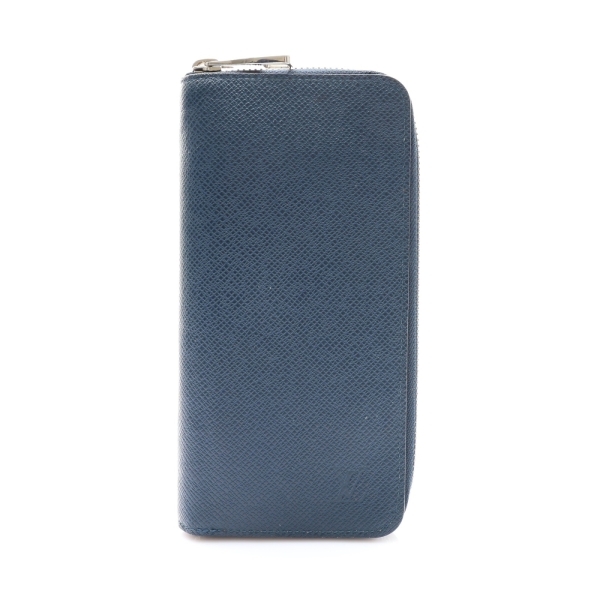 LOUIS VUITTON LV 路易威登 藍色 Taiga牛皮 Zippy 長夾 M61807 【二手名牌BRAND OFF】