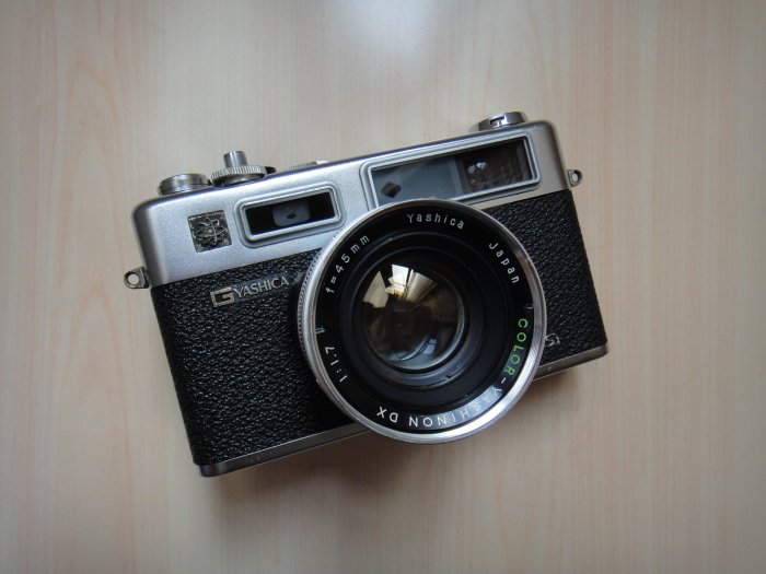 康泰典藏】YASHICA ELECTRO 35 GS相機(5)~功能皆正常~附代用電池~隨買
