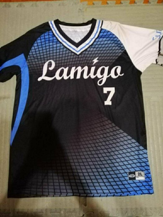 CPBL 2014 Lamigo monkeys 郭永維主場樂猿趴實戰球衣