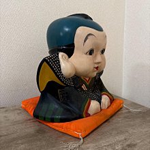 時代福助人形　縁起　手描き　招福置物　珍品〈検 招き猫　こけし　七福神　常滑焼 時代福助人形縁起手繪招福置物珍品〈檢招き貓こけし七福神常滑燒
