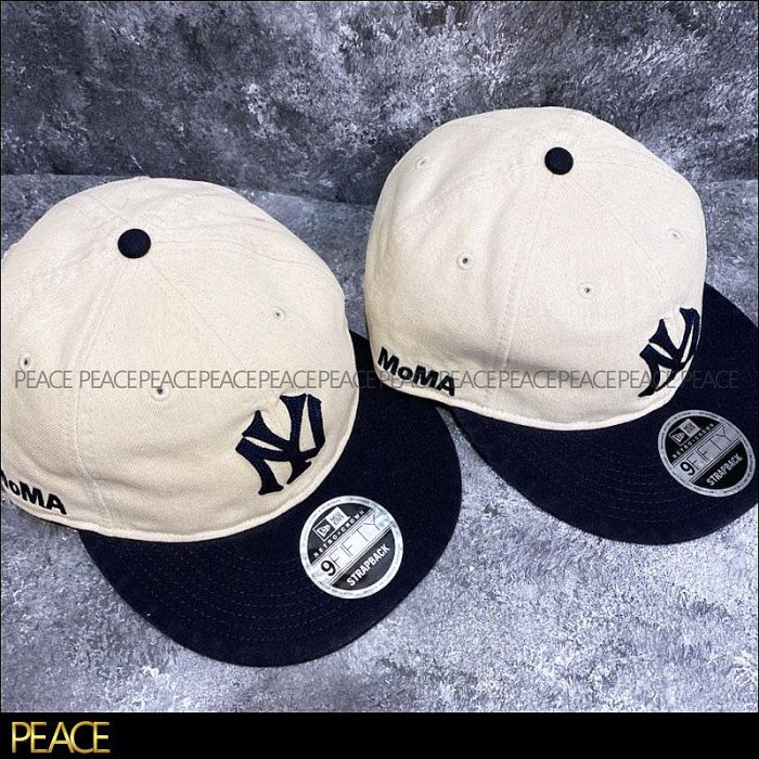 PEACE】New Era x MoMA NY Retro Crown 9FIFTY 復古仿舊平帽簷軟帽身
