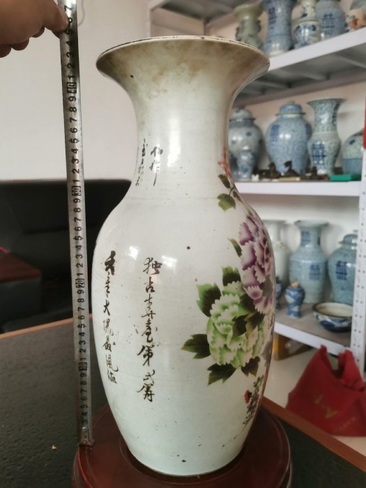 推薦古早味十足的民國時代粉彩富貴牡丹嫁妝瓷瓶，150件套裝，單品獨特