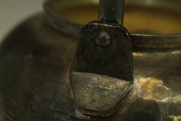 茶道具 昭和レトロ 秀峰堂 いぶし銀 急須 薬缶 湯沸し 890 茶道具昭和復古秀峰堂いぶし銀急須藥罐湯沸し890 | Yahoo拍賣