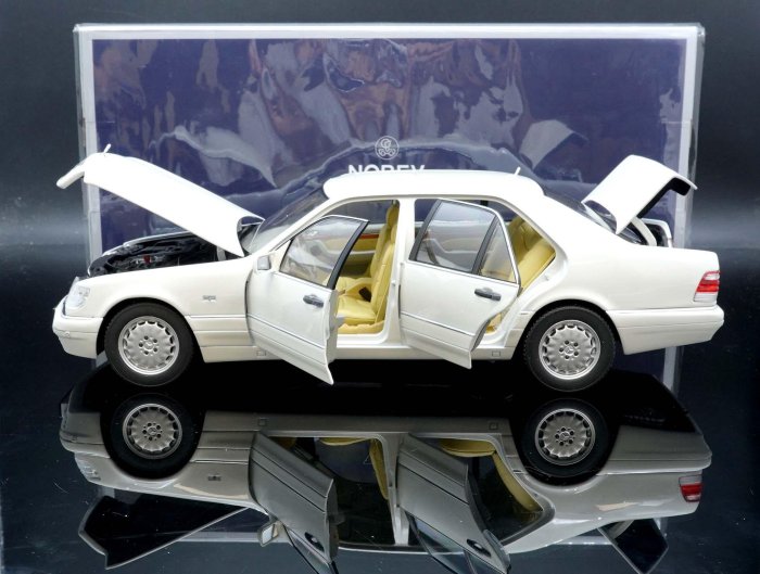 MASH】現貨瘋狂價Norev 1/18 Mercedes Benz S320 W140 White | Yahoo拍賣