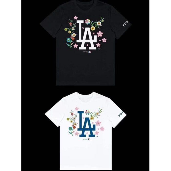 FANATICS x村上隆x LA Dodgers 小花道奇冠軍紀念T-Shirt 短袖| Yahoo拍賣