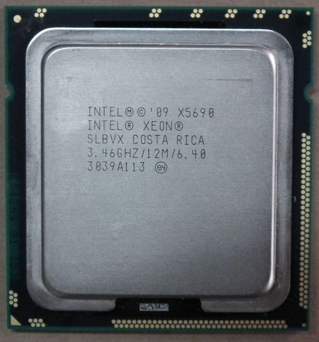 正式版 CPU X5690 XEON 六核心 LGA1366 6核心 12M X58 3.46G 130W SLBVX