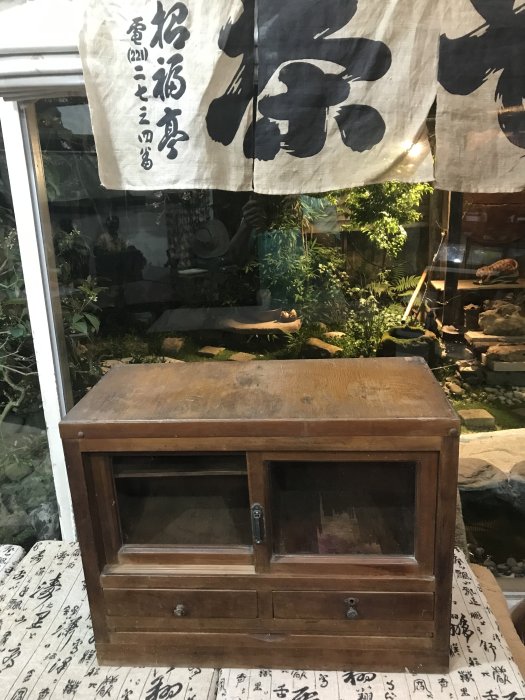 古早懷舊 (小品)檜木櫃 腳踏車櫃 行動中藥櫃【 侘寂文學館】日據時代診療櫃 包藥櫃【古董級】藏家釋出A250