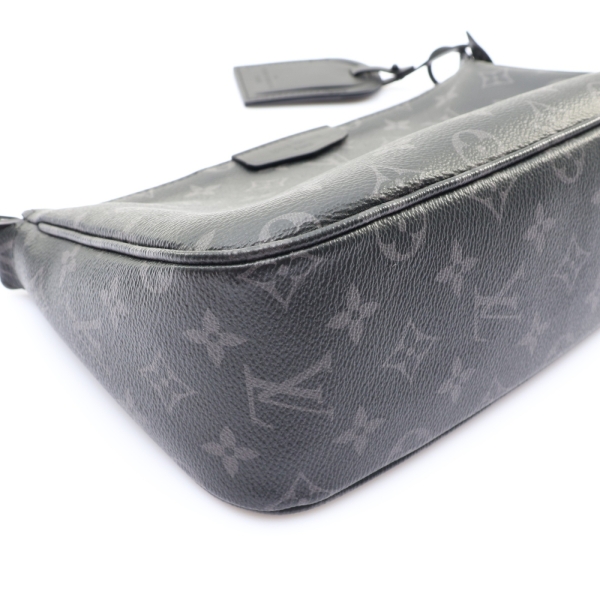 LOUIS VUITTON LV 路易威登 Pochette Accessoire XL 斜背包 黑色 原花帆布 M11741 【二手名牌 ...