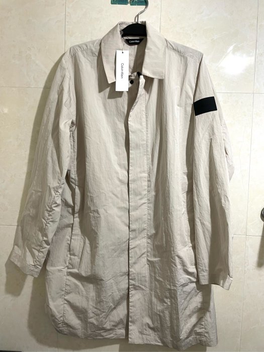 全新 calvin klein ck 風衣 雨衣 大衣 巴爾米肯 巴爾瑪肯