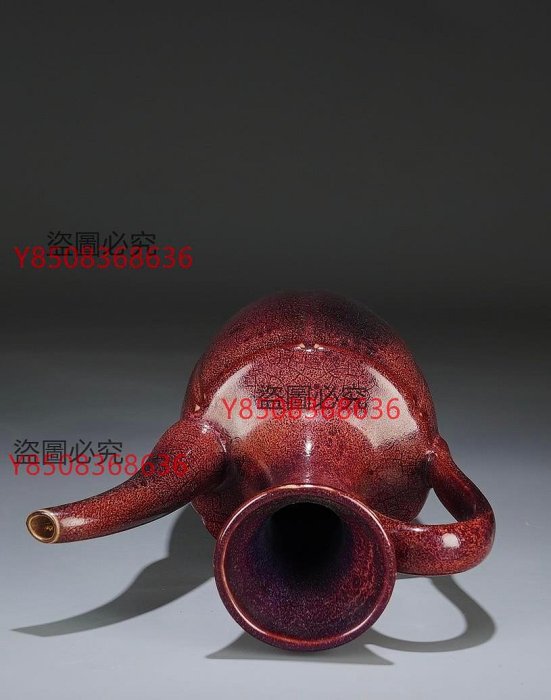 宋代鈞窯红釉宋徽宗御用筆洗奉華御用底款 宋代鈞窯红釉宋徽宗御用筆洗奉華御用底款天下谈·古瓷遗珍｜丰德钧窑-宋